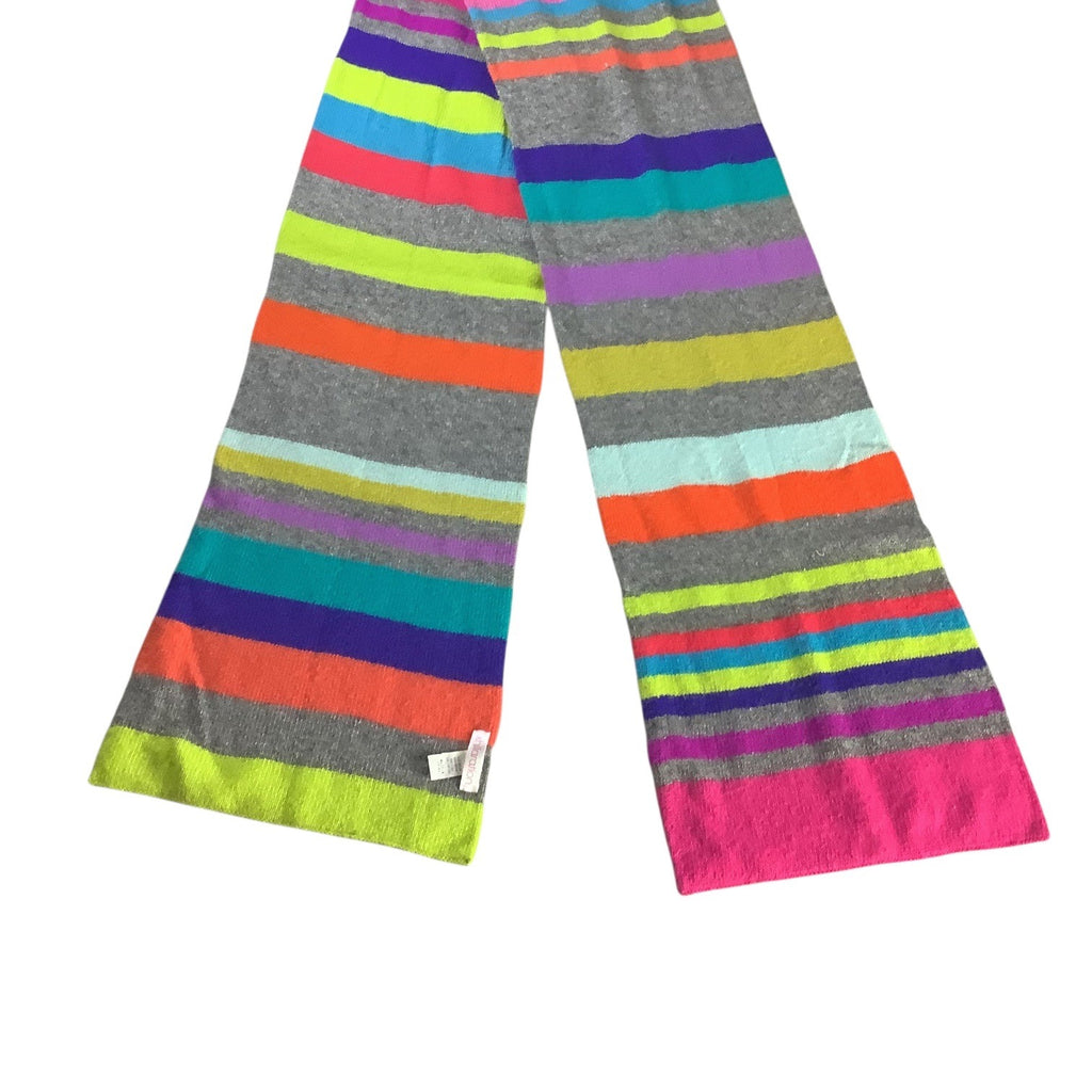 Xhilaration Women's Striped Multicolor Long Scarf Knitted Winter Accessory