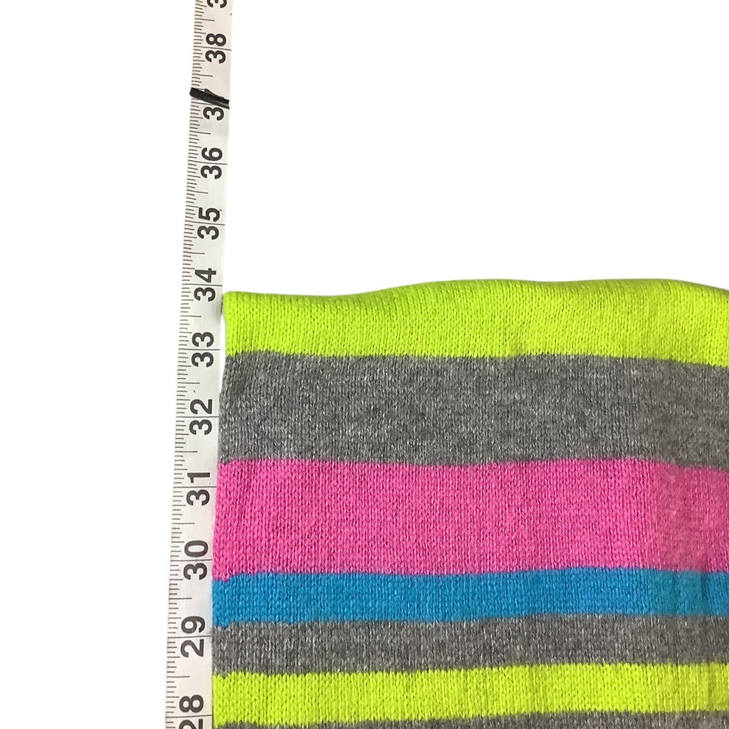 Xhilaration Women's Striped Multicolor Long Scarf Knitted Winter Accessory