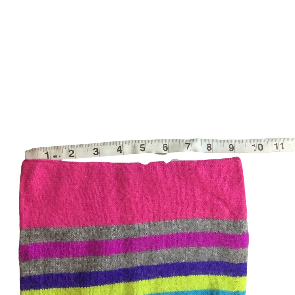 Xhilaration Women's Striped Multicolor Long Scarf Knitted Winter Accessory