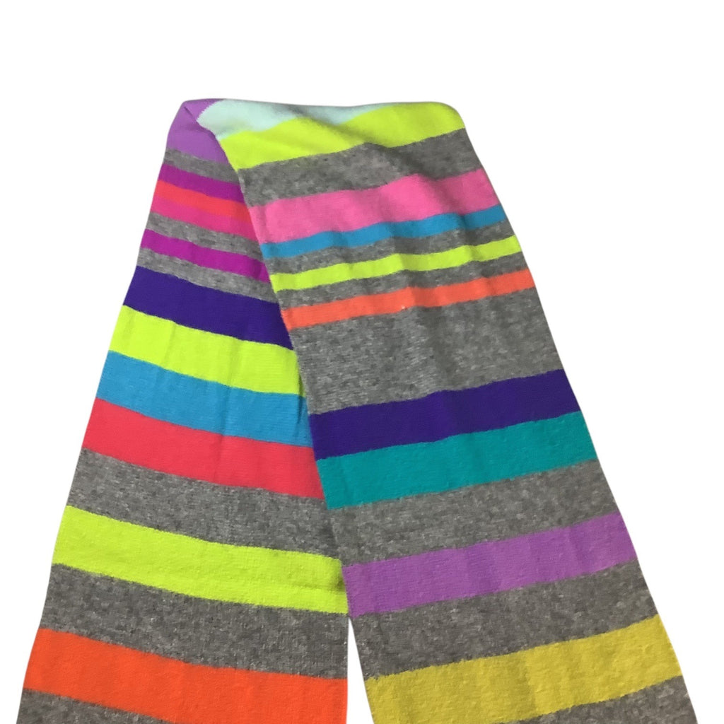 Xhilaration Women's Striped Multicolor Long Scarf Knitted Winter Accessory