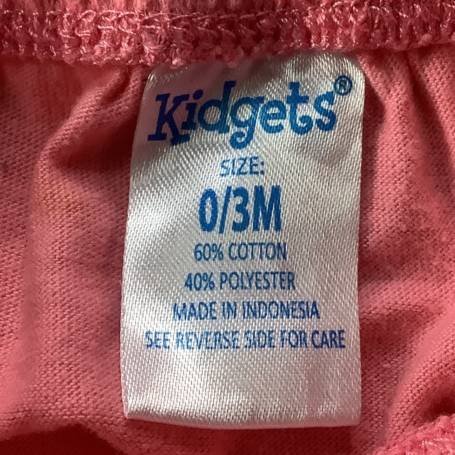 Kidgets Baby Girl 3pc Set Dress &  Bloomers Strawberry Print 0-3 Months