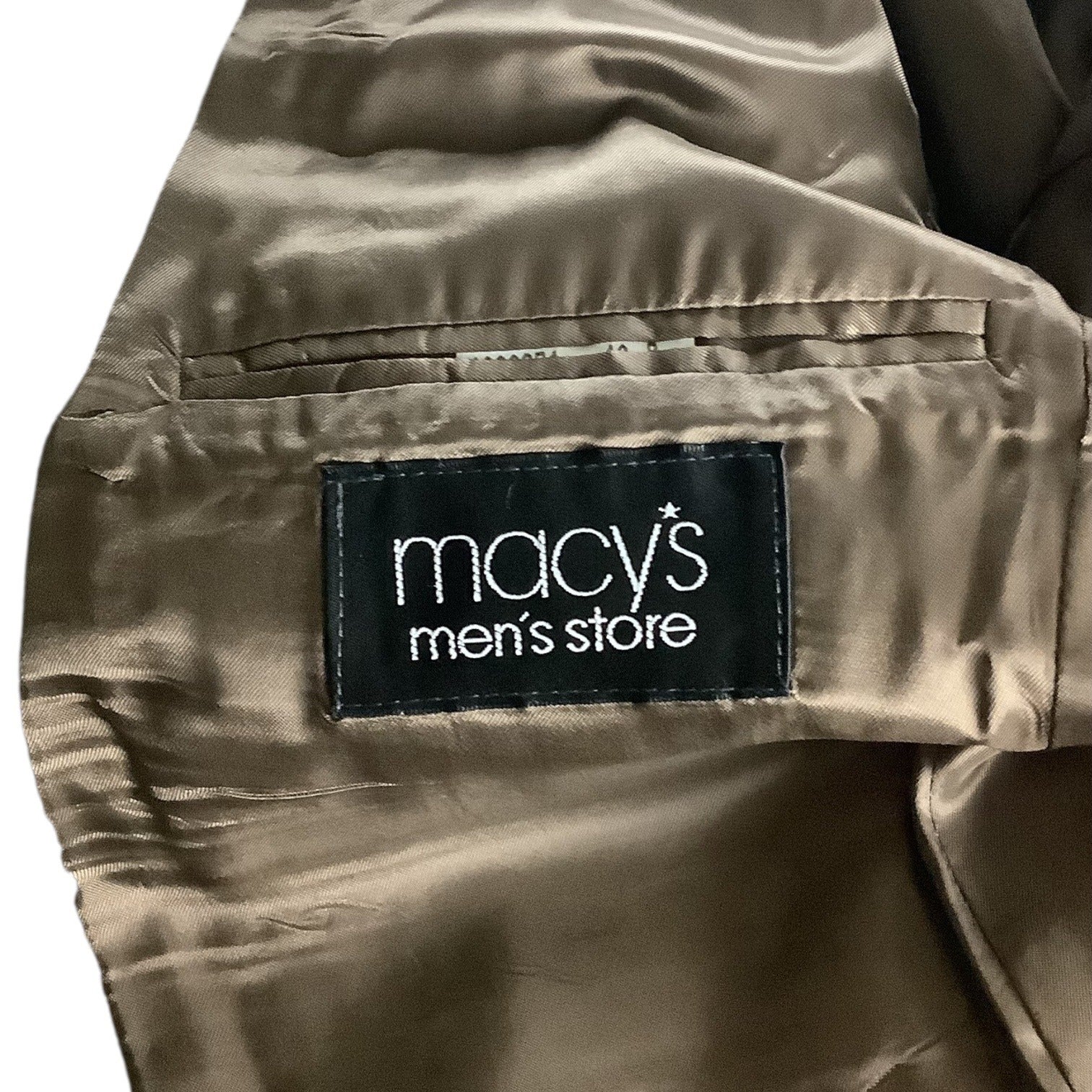 Chaps Ralph Lauren Mens 2-Piece Suit Wool Tailored Fit Black Multicolor 46L