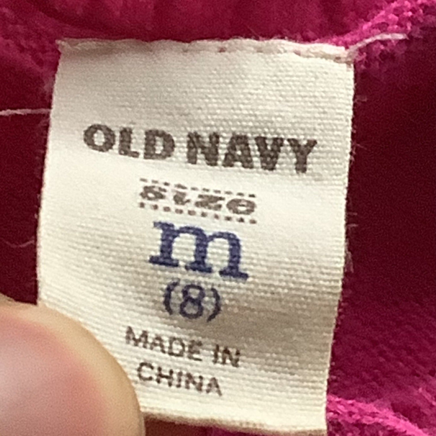 Old Navy Girls Sweater Size M (8) Pink Cardigan W/ Crew Neck Button Front Cotton