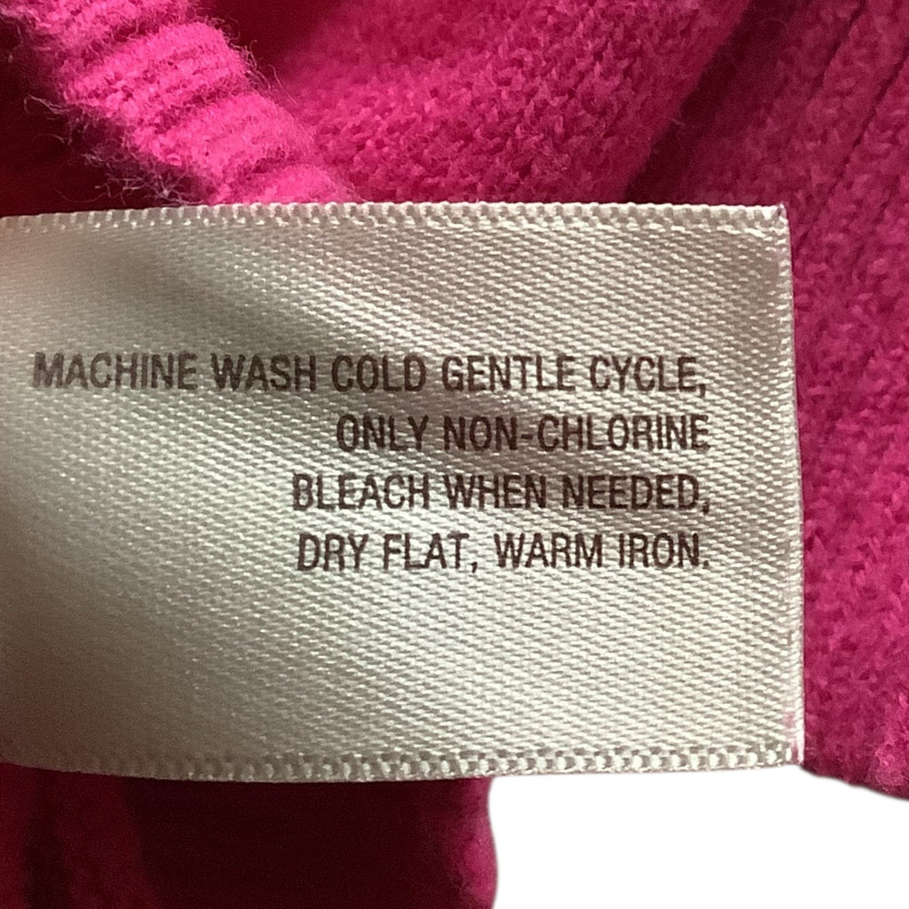 Old Navy Girls Sweater Size M (8) Pink Cardigan W/ Crew Neck Button Front Cotton