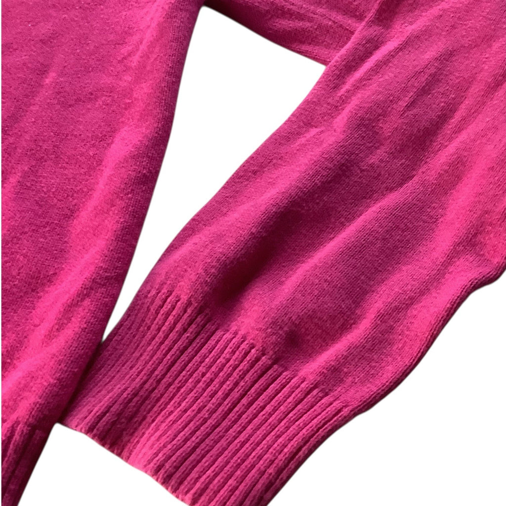 Old Navy Girls Sweater Size M (8) Pink Cardigan W/ Crew Neck Button Front Cotton