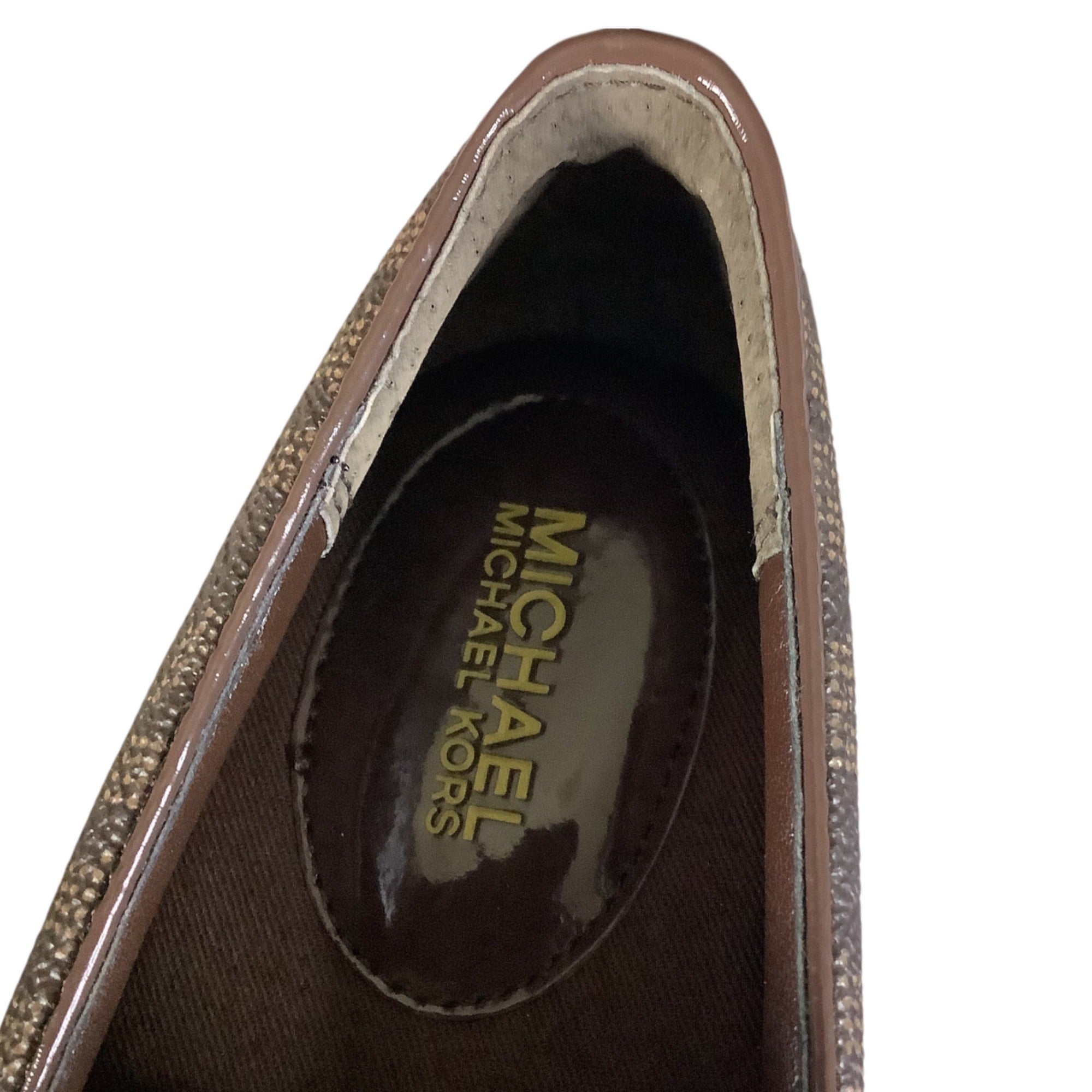 Michael Michael Kors Keaton Slip on Sneakers Women's Shoes Brown Size 7M