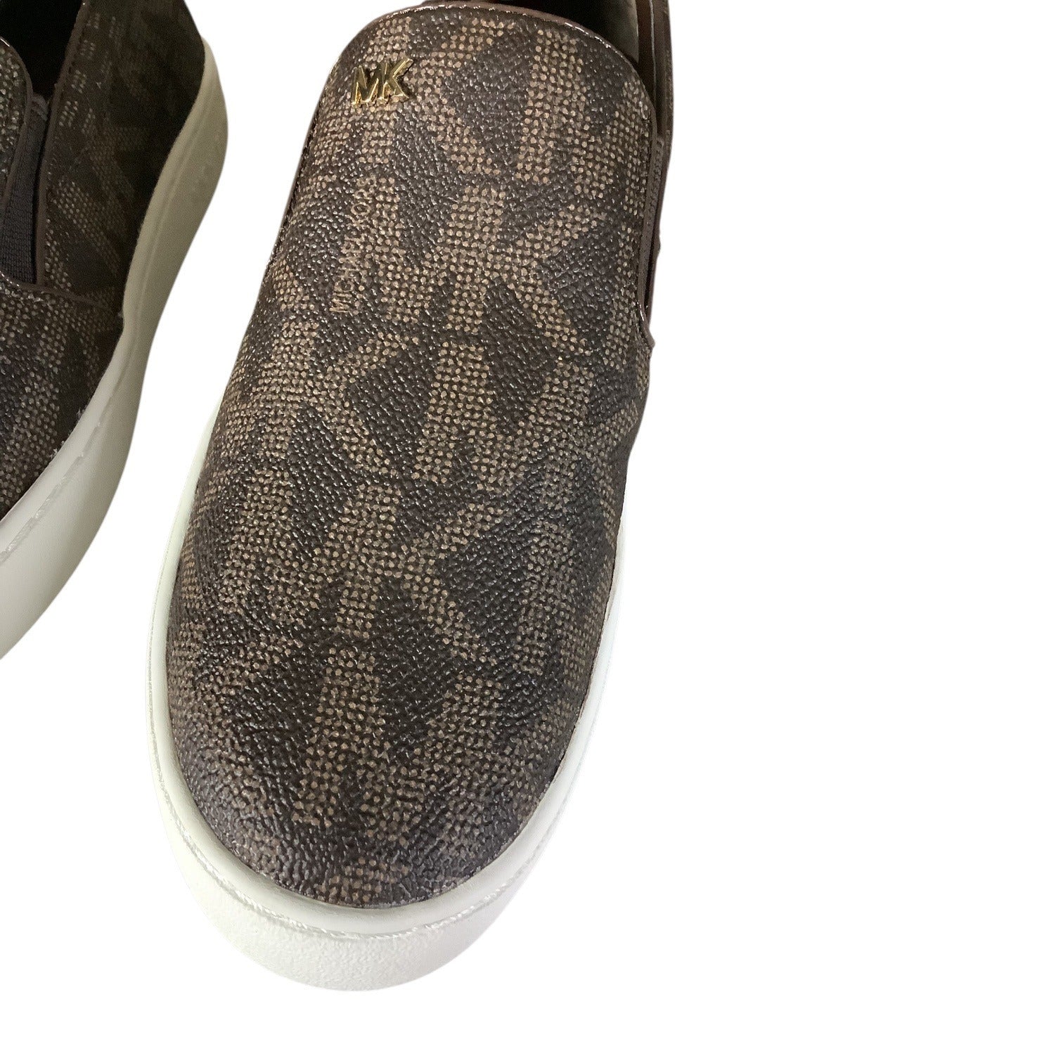 Michael Michael Kors Keaton Slip on Sneakers Women's Shoes Brown Size 7M