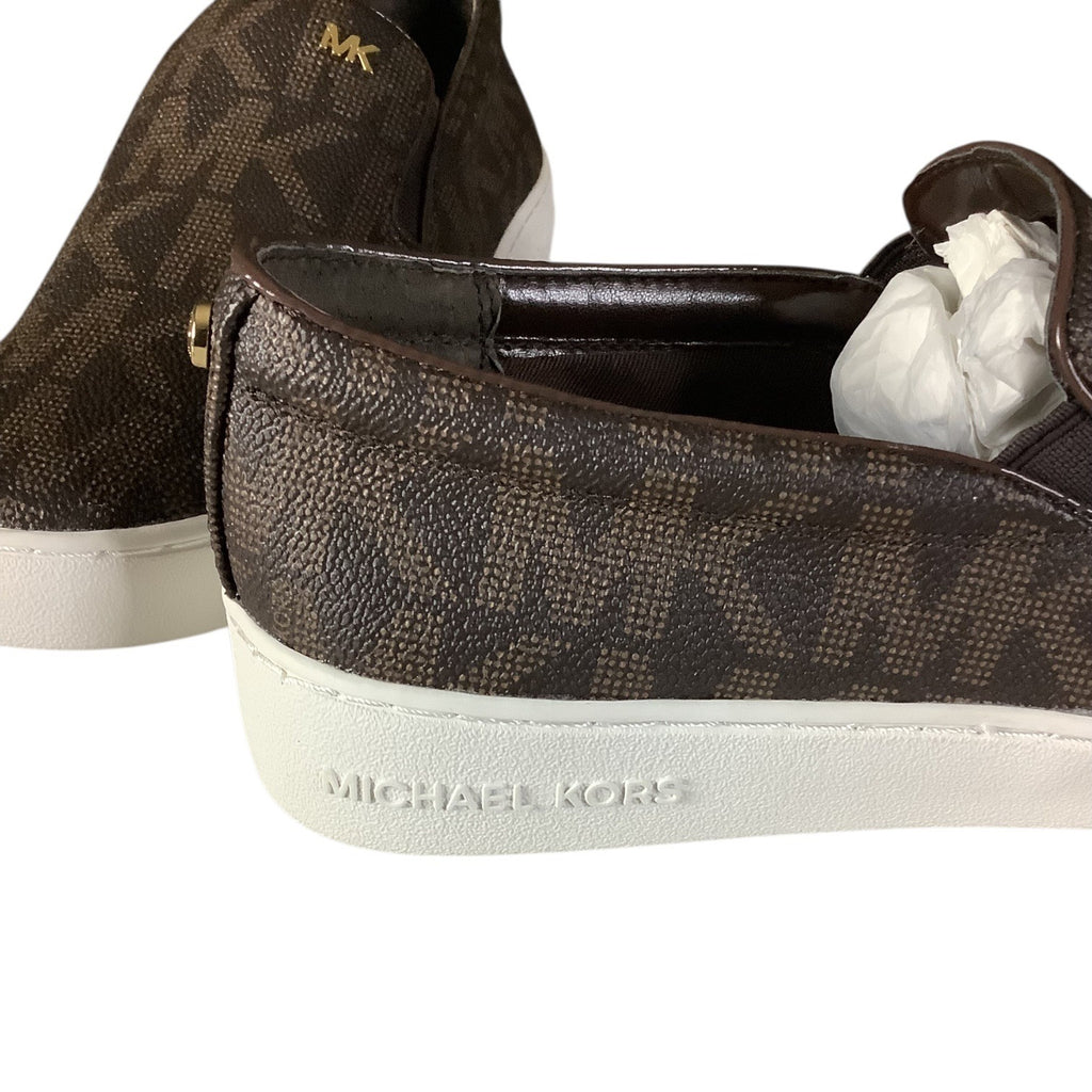 Michael Michael Kors Keaton Slip on Sneakers Women's Shoes Brown Size 7M
