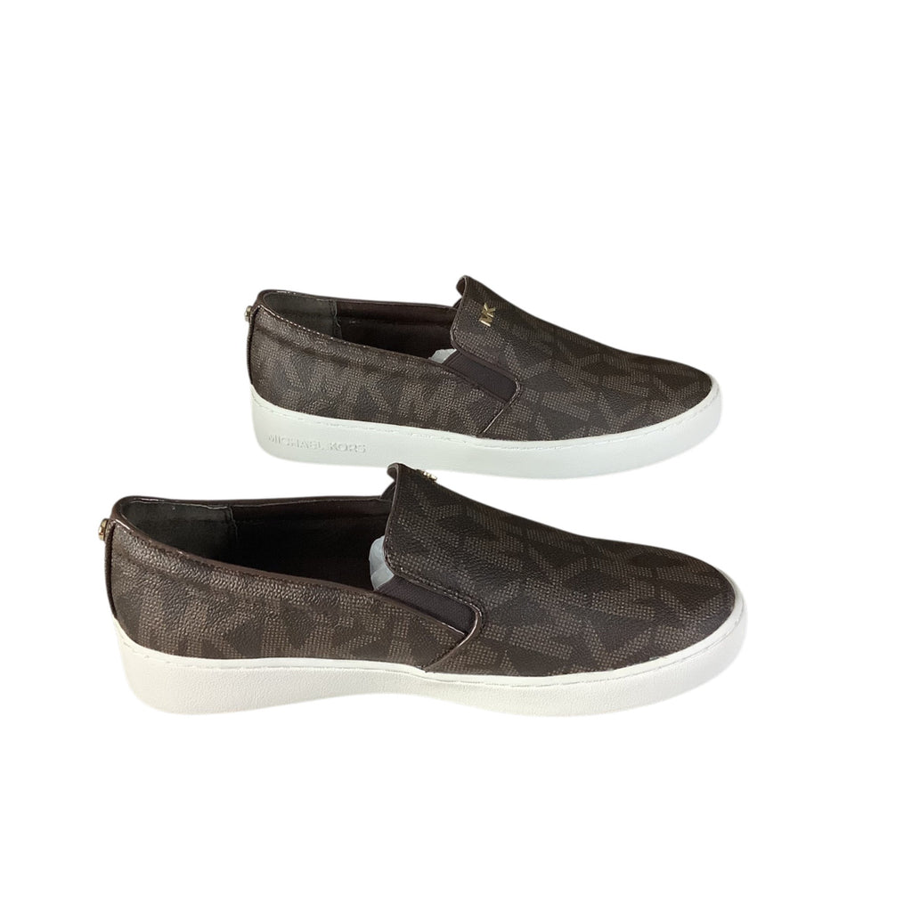 Michael Michael Kors Keaton Slip on Sneakers Women's Shoes Brown Size 7M