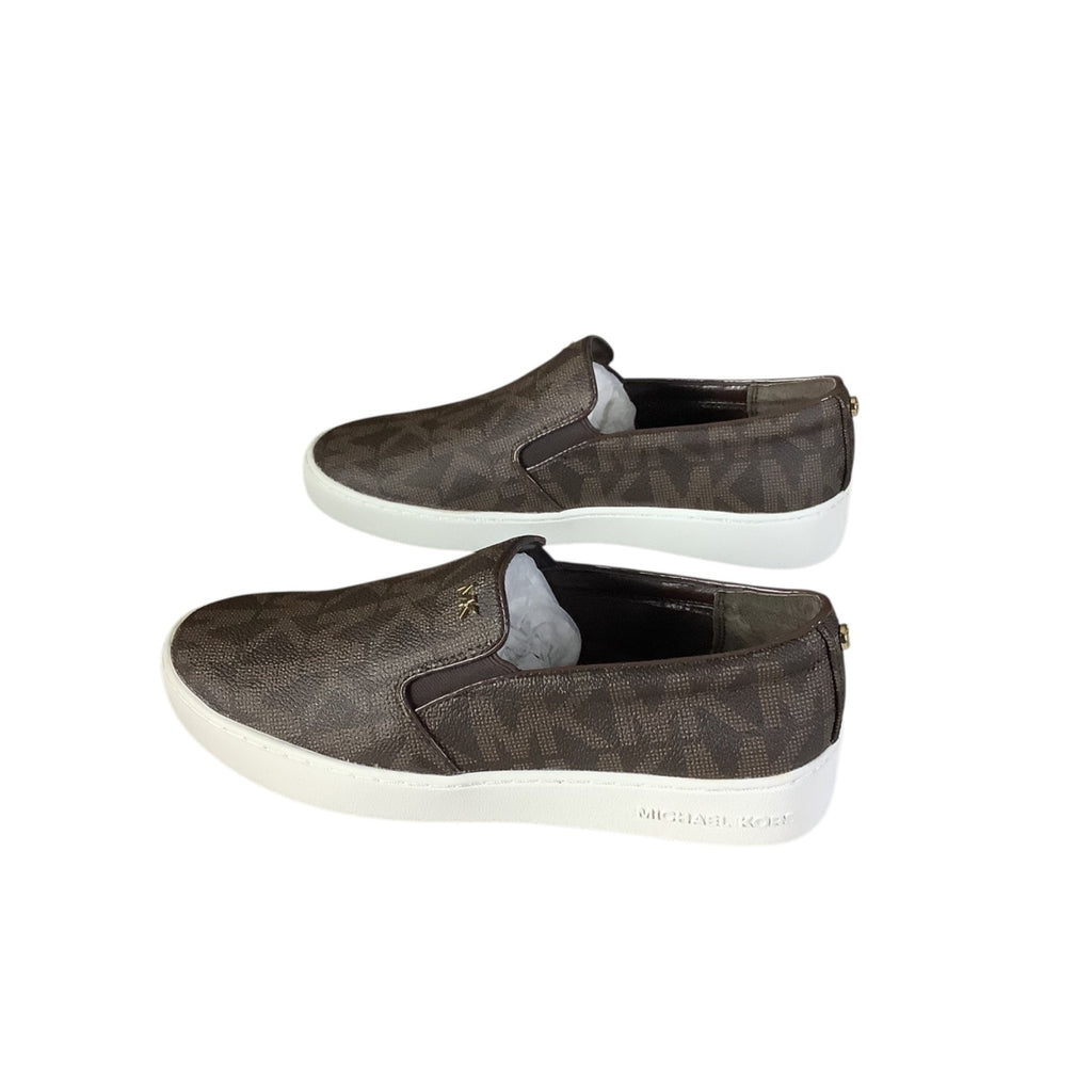 Michael Michael Kors Keaton Slip on Sneakers Women's Shoes Brown Size 7M