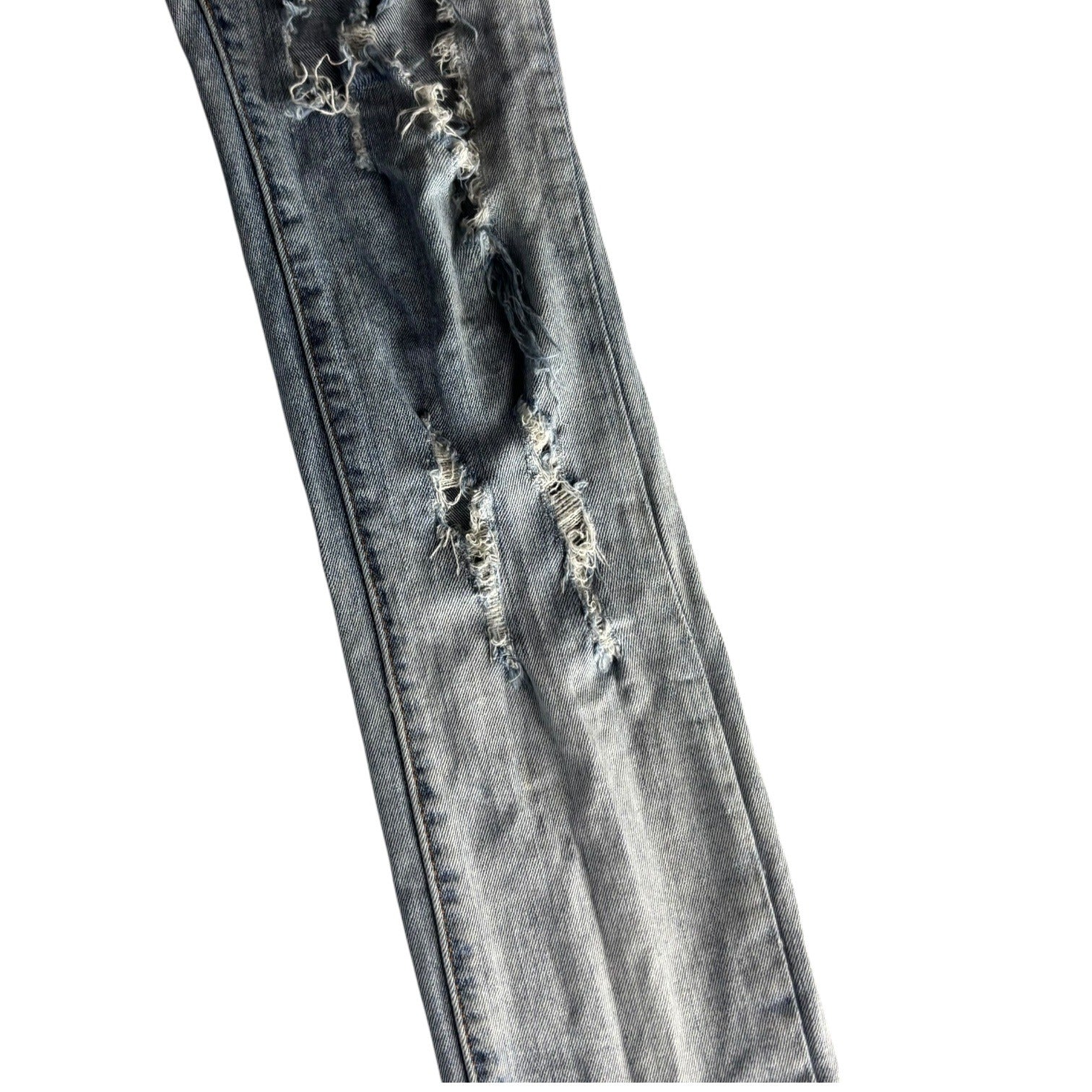 V.I.P Jeans Girls Distressed Denim Slim Fit Size 14 Ripped Five Pocket Style