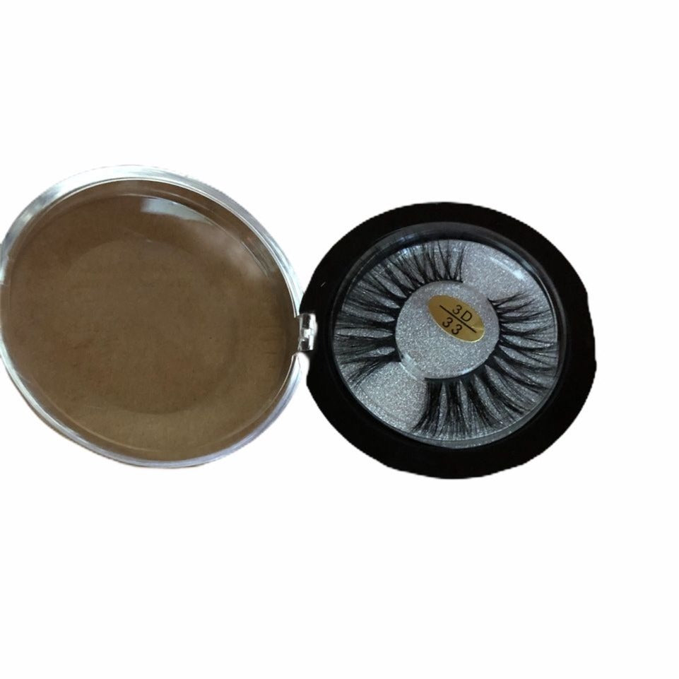 3D Mink Eyelashes Lash Extension Handcrafted Reusable Dramatic Volume Style # 33