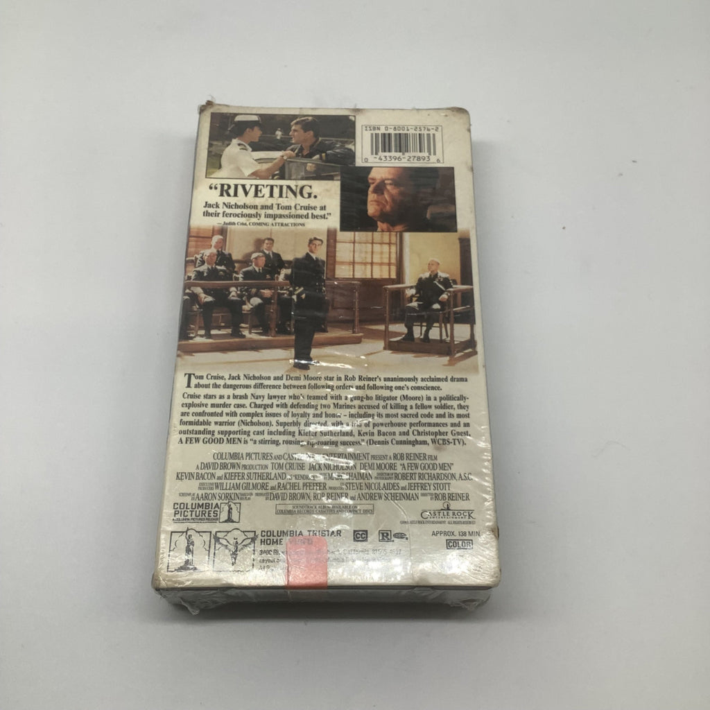 A Few Good Men VHS 1993 VTG Tom Cruise Jack Nicholson Demi Moore Factory Sealed