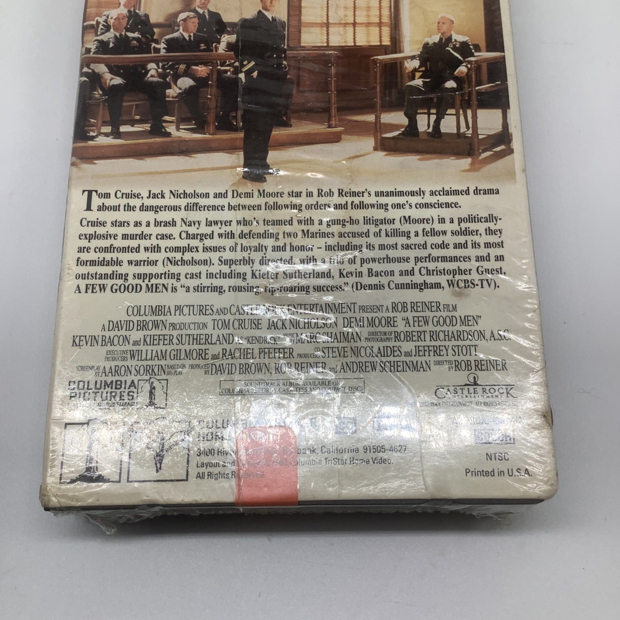 A Few Good Men VHS 1993 VTG Tom Cruise Jack Nicholson Demi Moore Factory Sealed