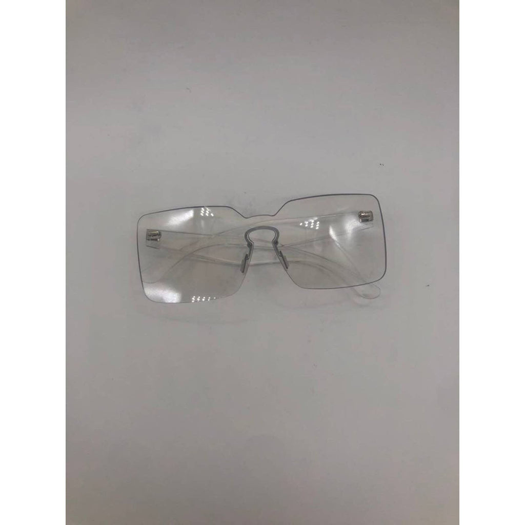 Lovely Fashion Clear Rectangular Sunglasses Women's Lightweight