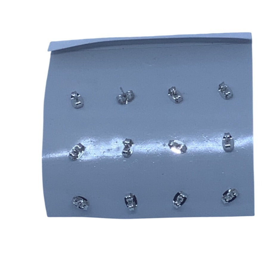 Fashion Jewelry Women's Round Cut Stud Earrings Set 3mm-8mm 6 Pairs