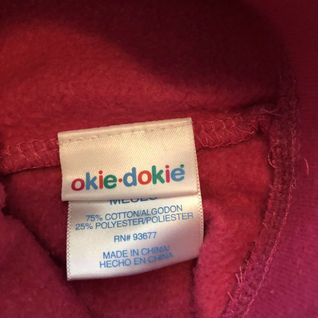 Okie Dokie Baby Girls Size 12M Pink Sweat Pants Drawstring Cotton Blend