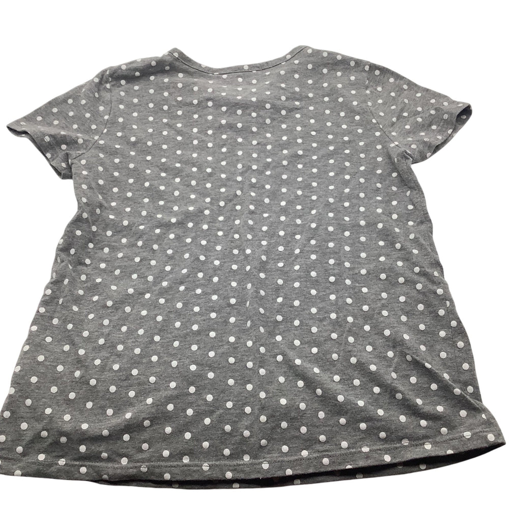 Epic Threads Baby Girls Polka Dot T-Shirt Gray/White Size Small