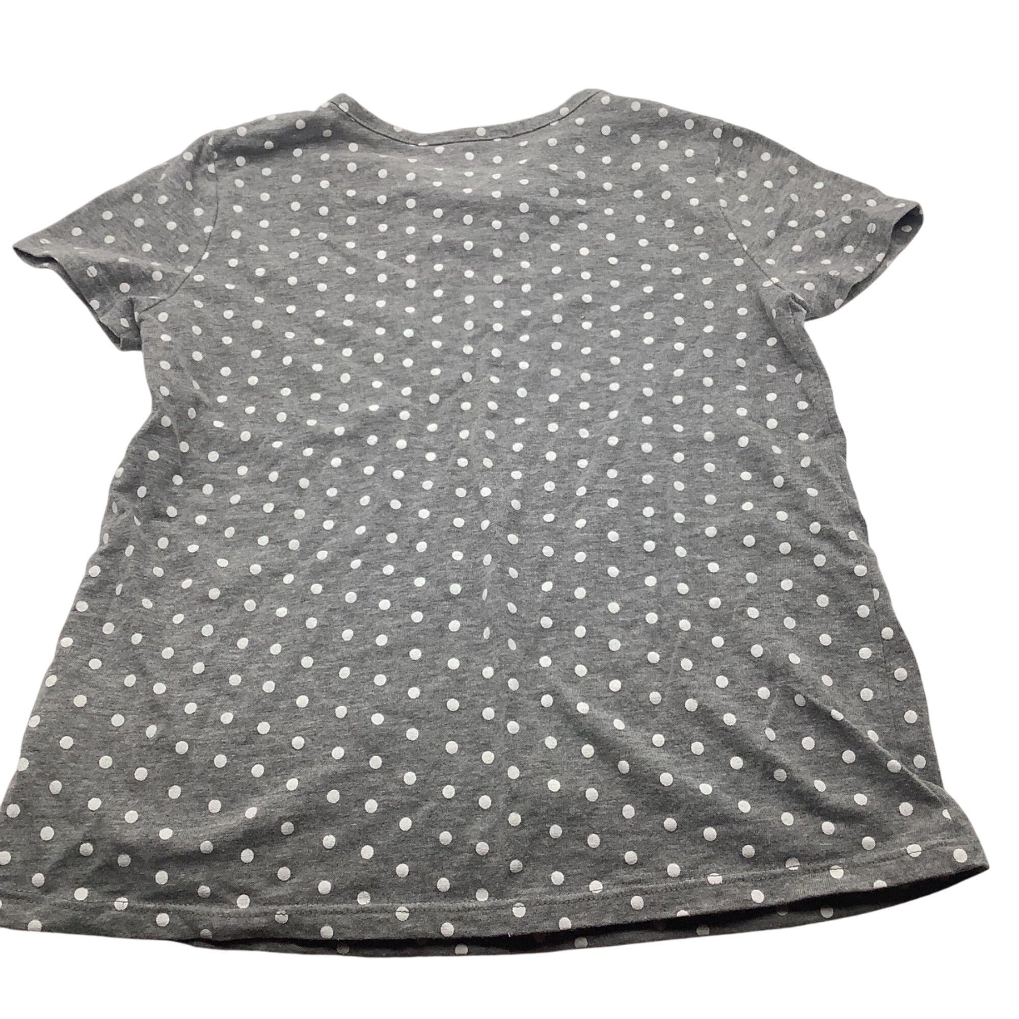 Epic Threads Baby Girls Polka Dot T-Shirt Gray/White Size Small