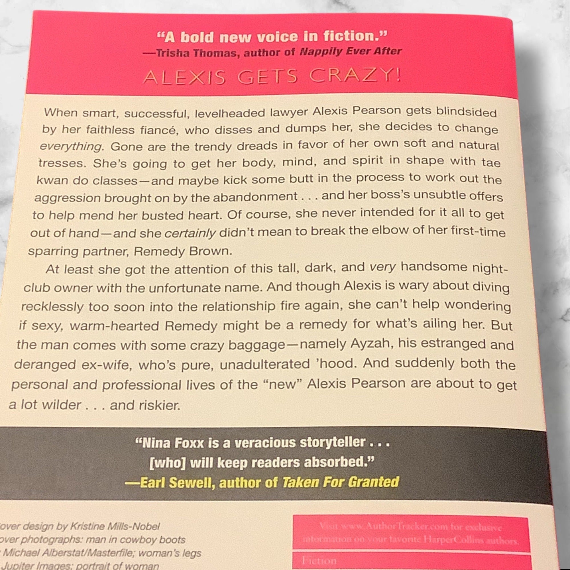 Just Short Of Crazy By Nina Foxx Little Black Book Series Paperback Fiction Novel 2006