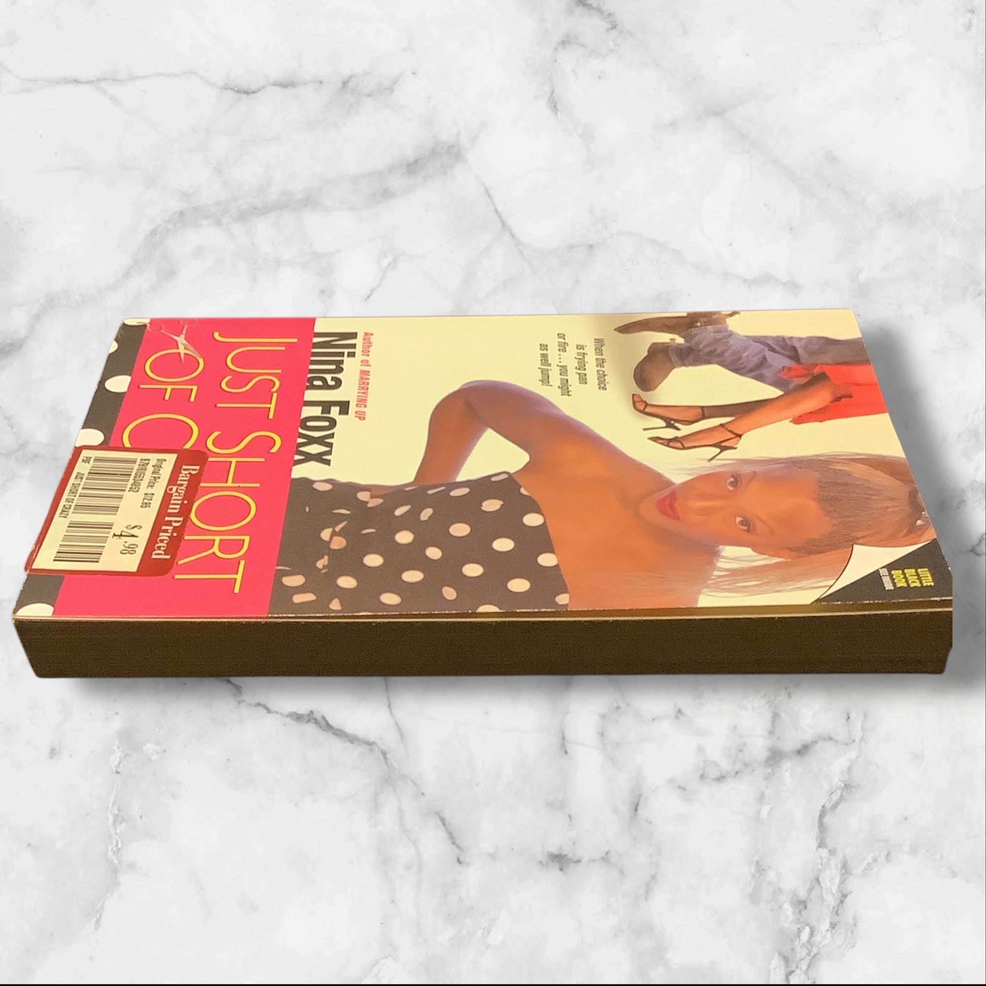 Just Short Of Crazy By Nina Foxx Little Black Book Series Paperback Fiction Novel 2006