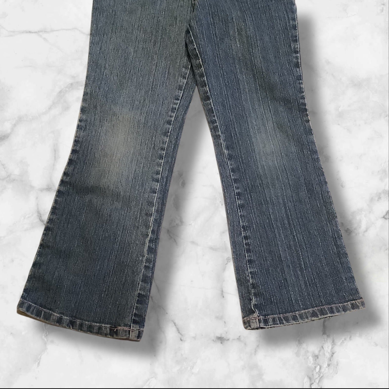 Got 2B Real Girls Size 5/6 Flare Jeans With Floral Embroidery