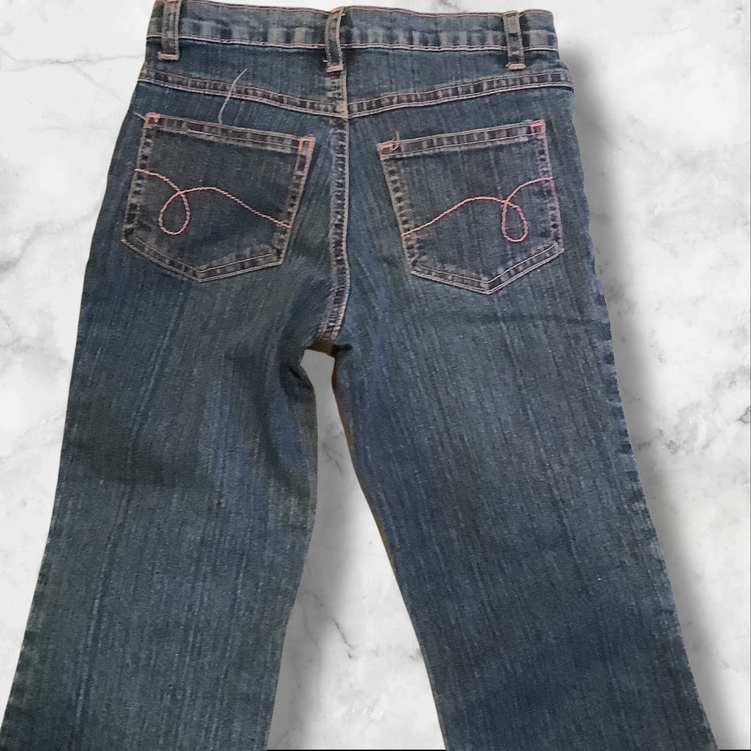 Got 2B Real Girls Size 5/6 Flare Jeans With Floral Embroidery