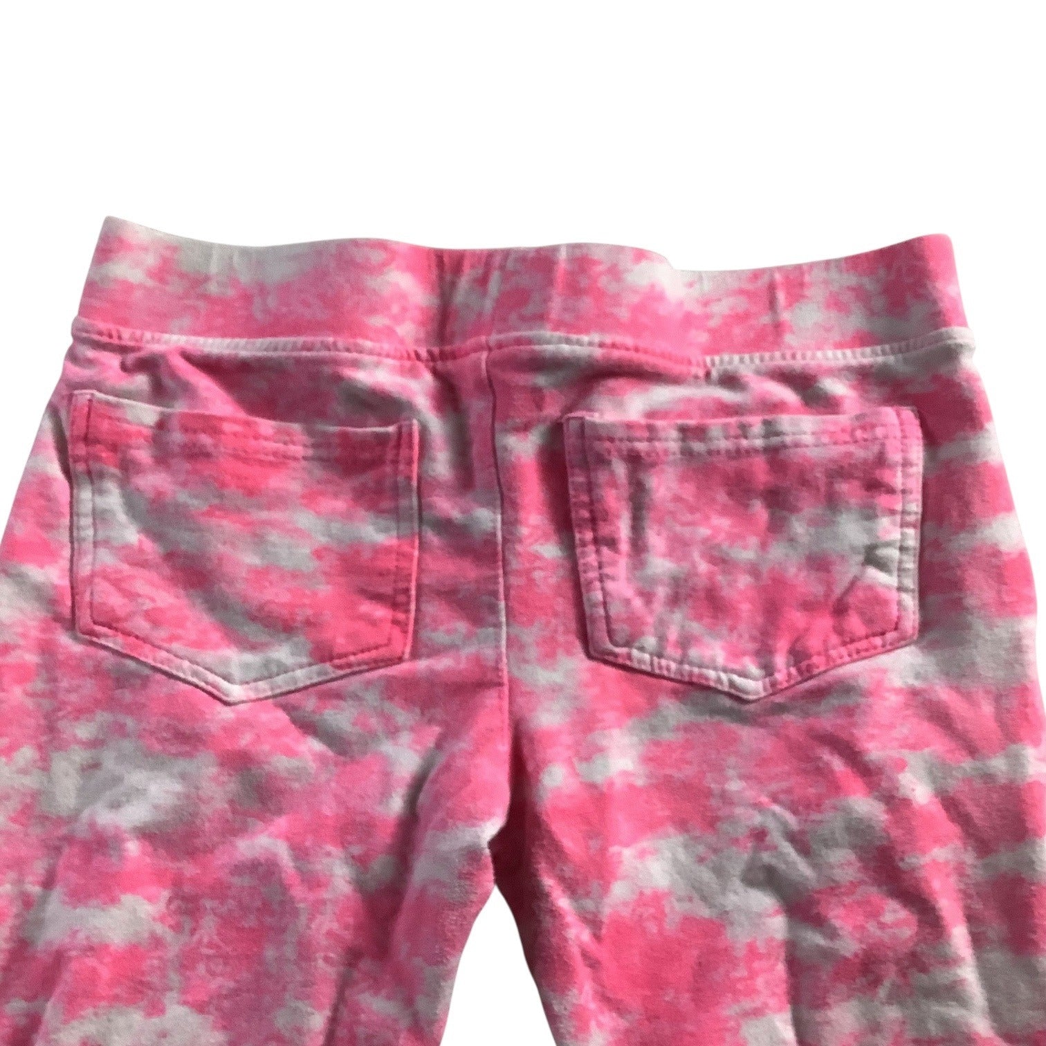 Freestyle Revolution Girls Pink Tie Dye Bermuda Shorts Size 12 Elastic Waist