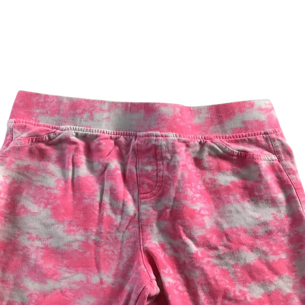 Freestyle Revolution Girls Pink Tie Dye Bermuda Shorts Size 12 Elastic Waist