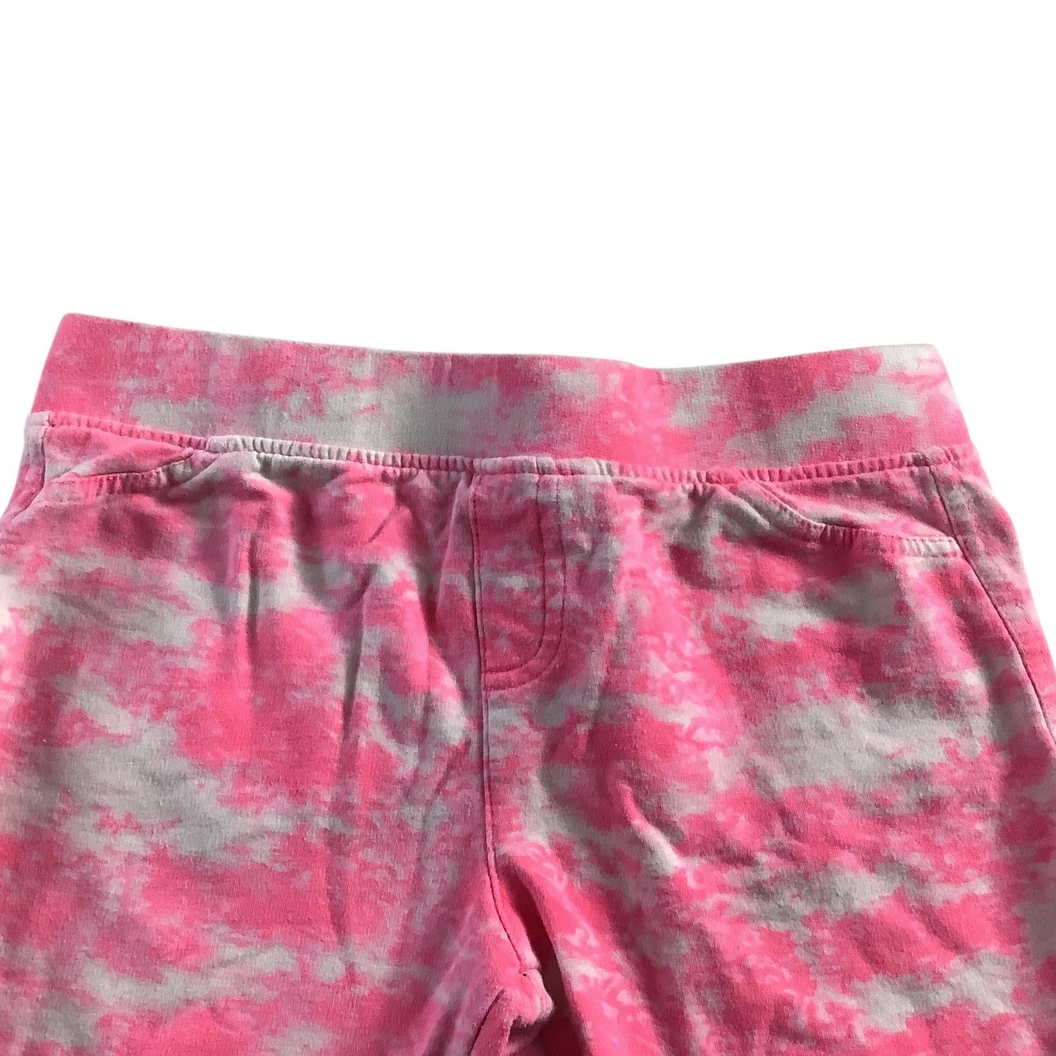 Freestyle Revolution Girls Pink Tie Dye Bermuda Shorts Size 12 Elastic Waist