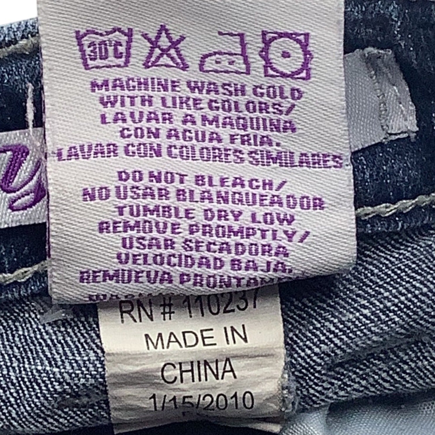 Yaso Jeans Baby Girl Distressed Denim Shorts  Size 7 Blue