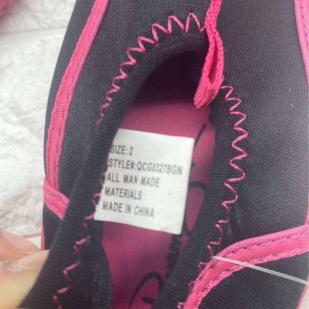 Panama Jack Swin Shoes Girls Black and Pink 2 Sizes Available