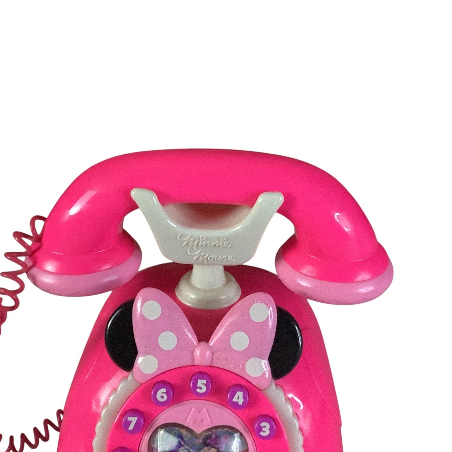 Disney Store Minnie Mouse Happy Helpers Phone Playset Lights & Sounds Pink Toy