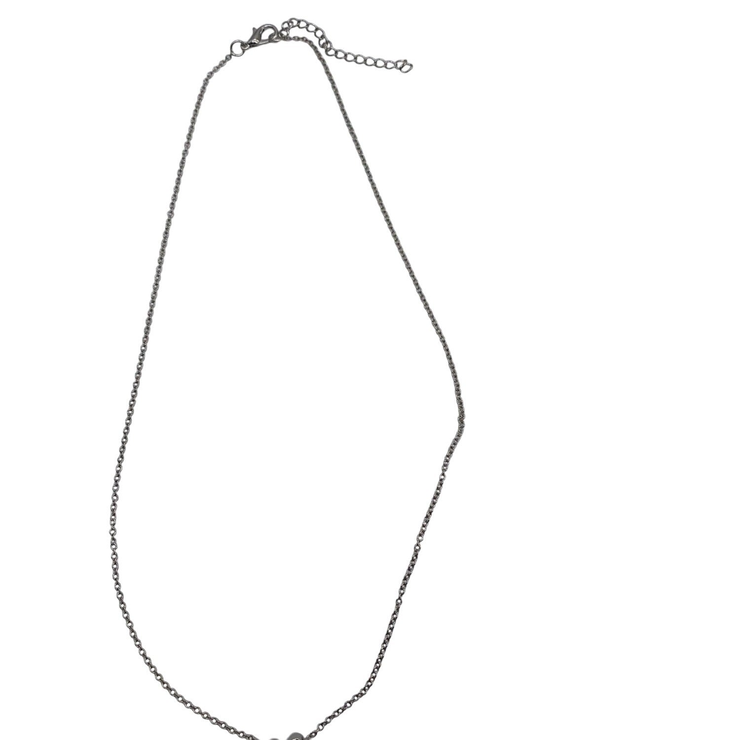 Sagittarius Constellation Heart Pendant Necklace Silver Tone Minimalist Jewelry