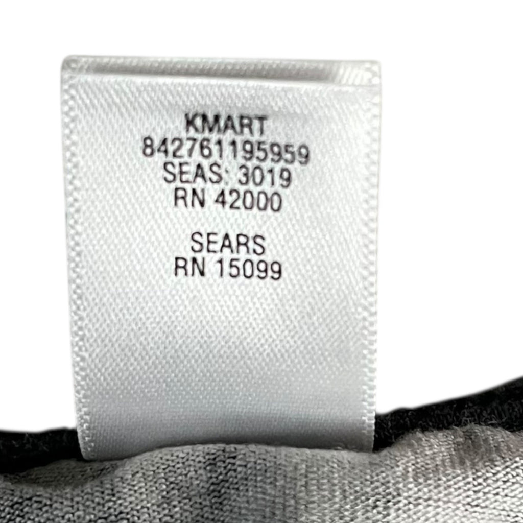 Joe Boxer Womens Tie Dye Camisole Blouse Size 1X/2X Black & Gray V-Neck Tassels