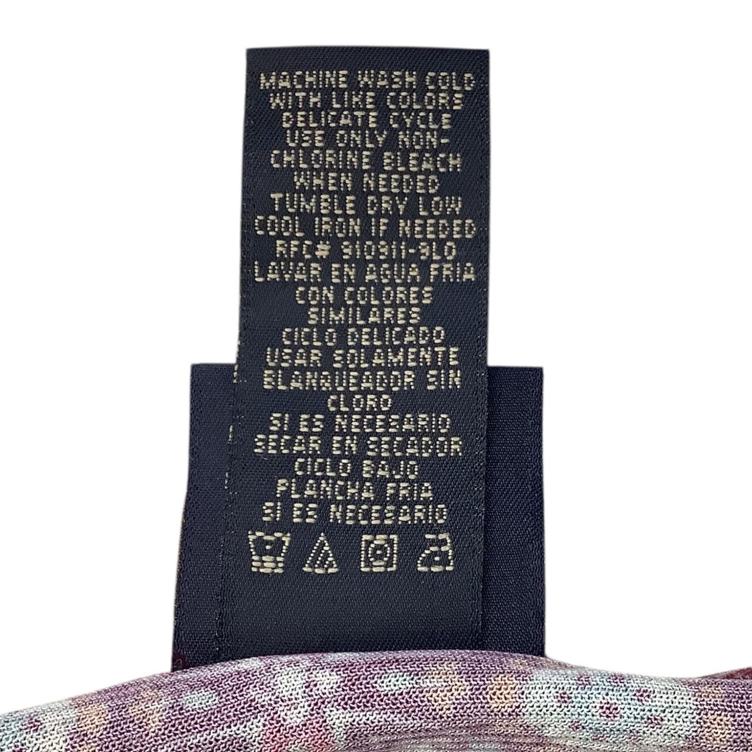 Route 66 Ladies Red Blouse Flare Bell Sleeves Sz M Boho Geometric Pattern