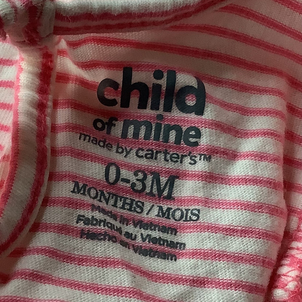 Child Of Mine By Carters Girls 5 Pc Lot Tops & Bottoms Sizes 0-3M & 3-6M