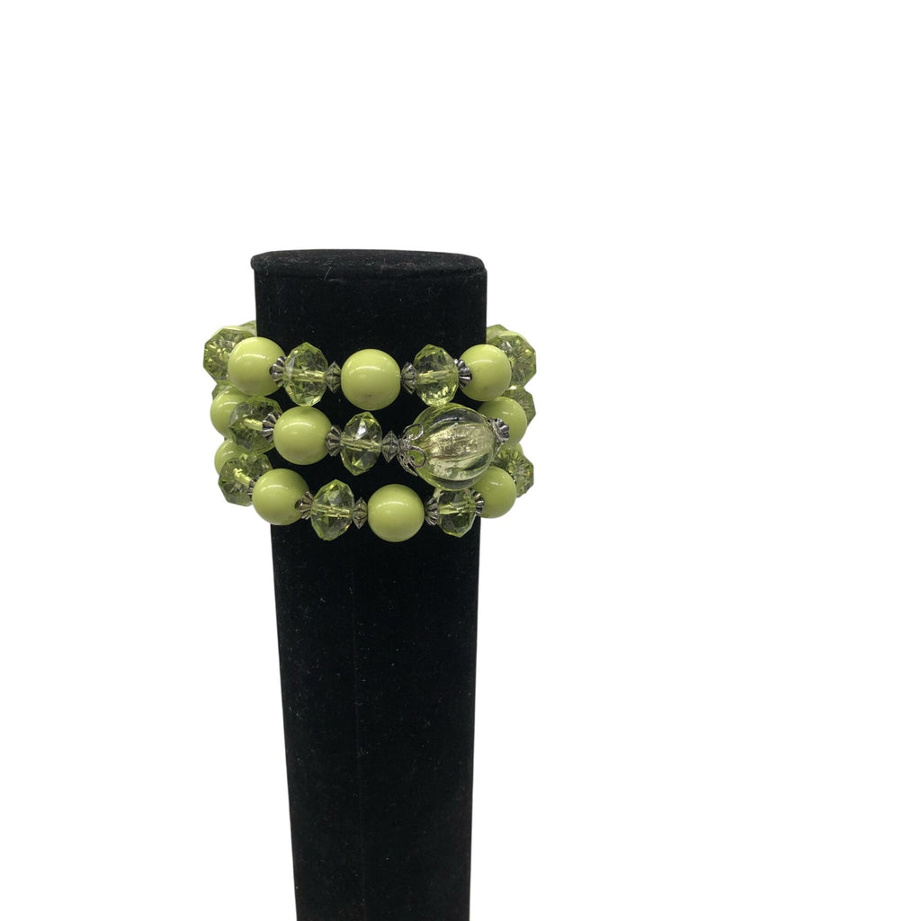 Rickis Womens Fashion Bracelet Bead Stretch Green