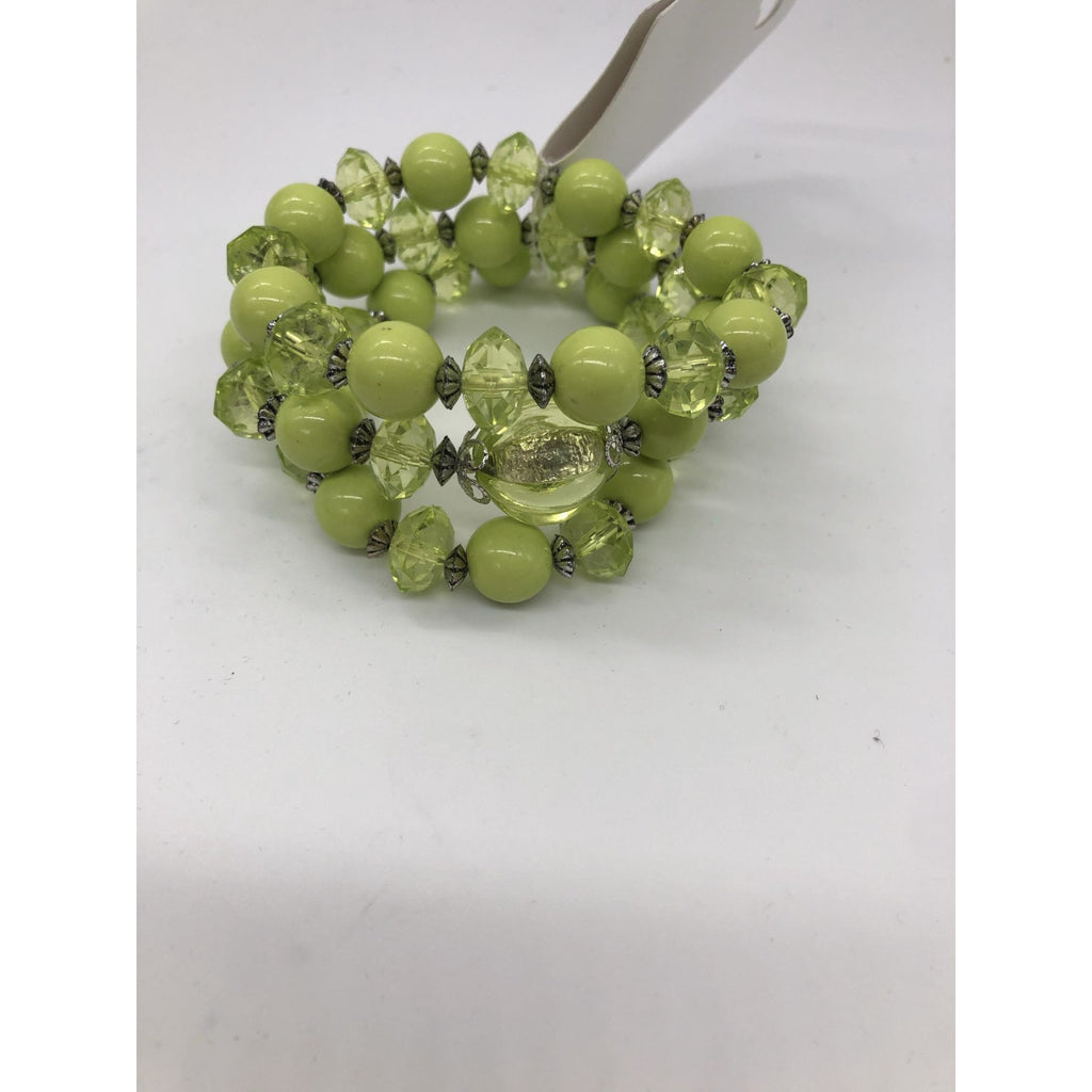 Rickis Womens Fashion Bracelet Bead Stretch Green
