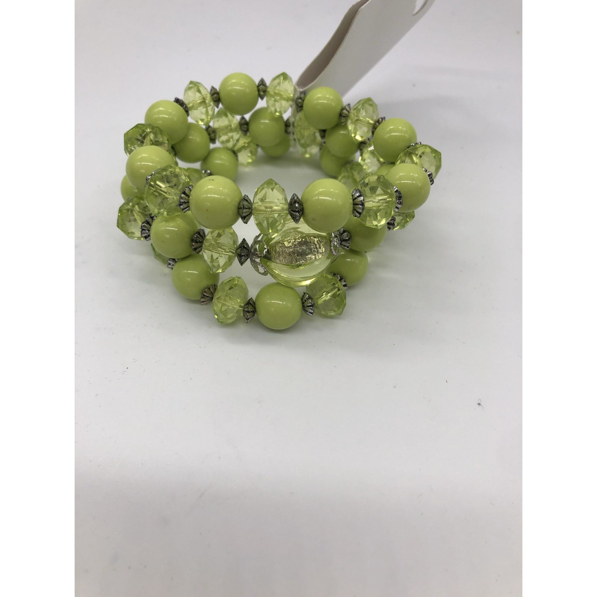 Rickis Womens Fashion Bracelet Bead Stretch Green