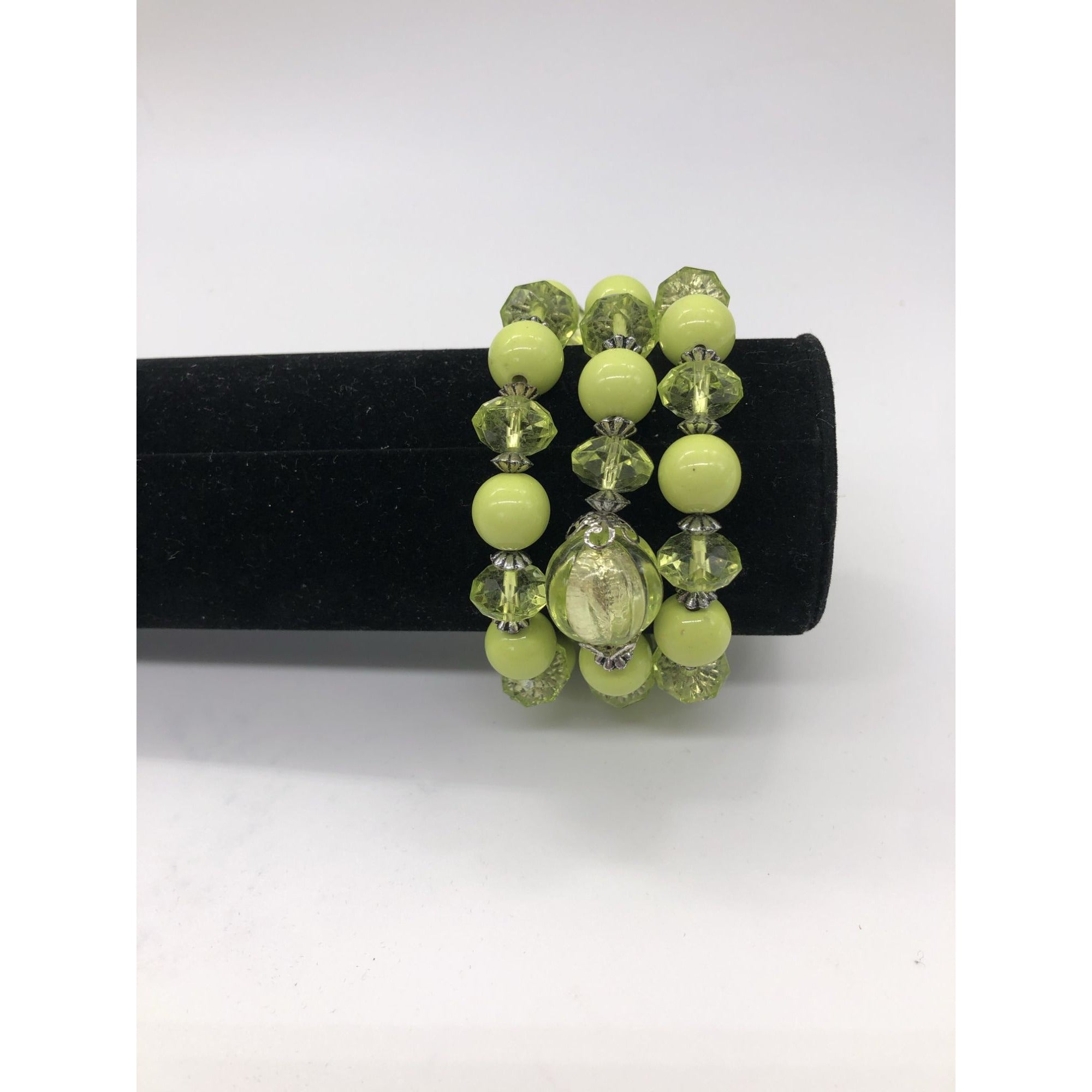 Rickis Womens Fashion Bracelet Bead Stretch Green