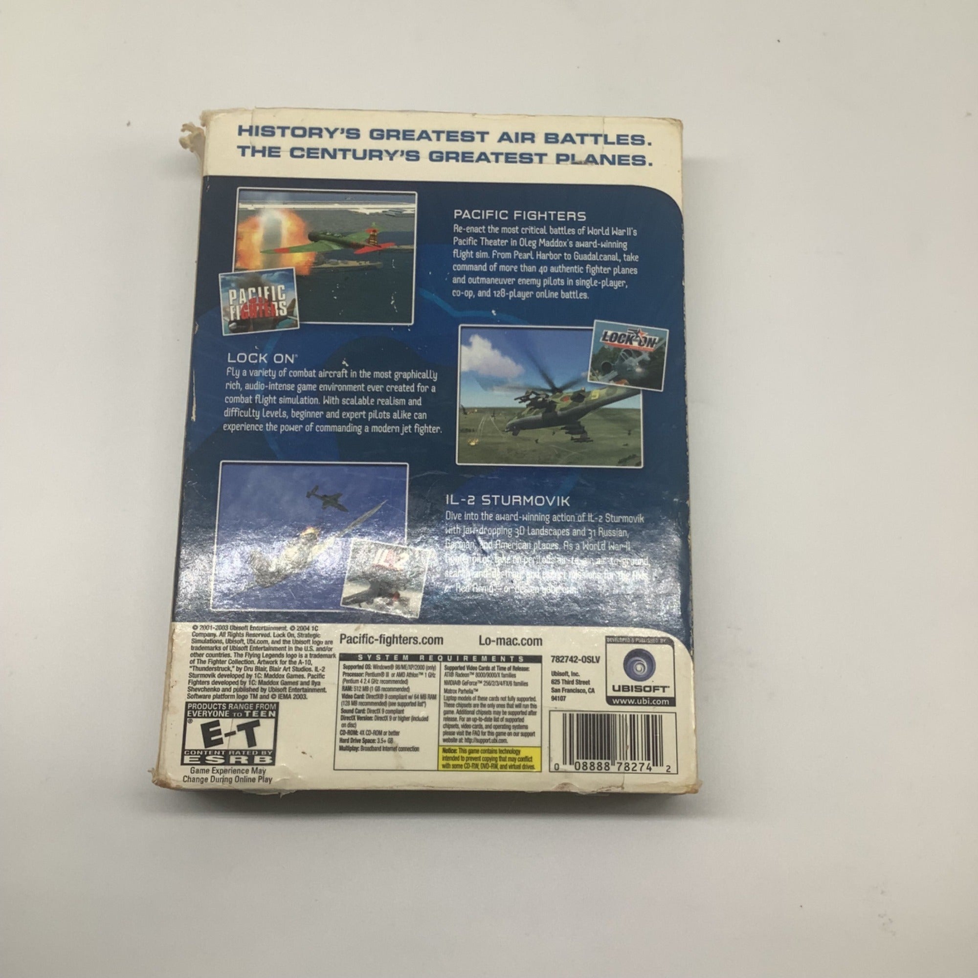 The Ultimate Flight Collection PC Game Pacific Fighters Lock On Il-2 Ubisoft