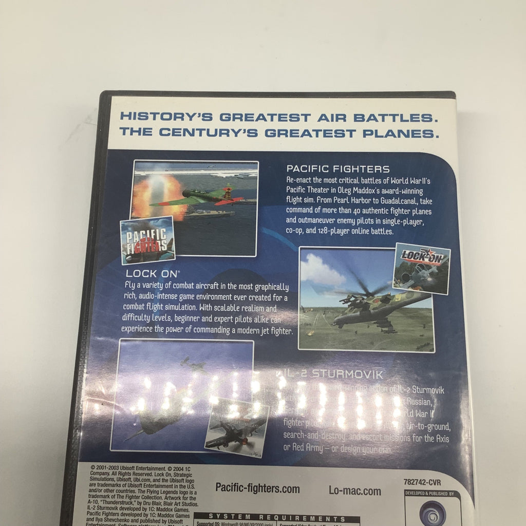 The Ultimate Flight Collection PC Game Pacific Fighters Lock On Il-2 Ubisoft