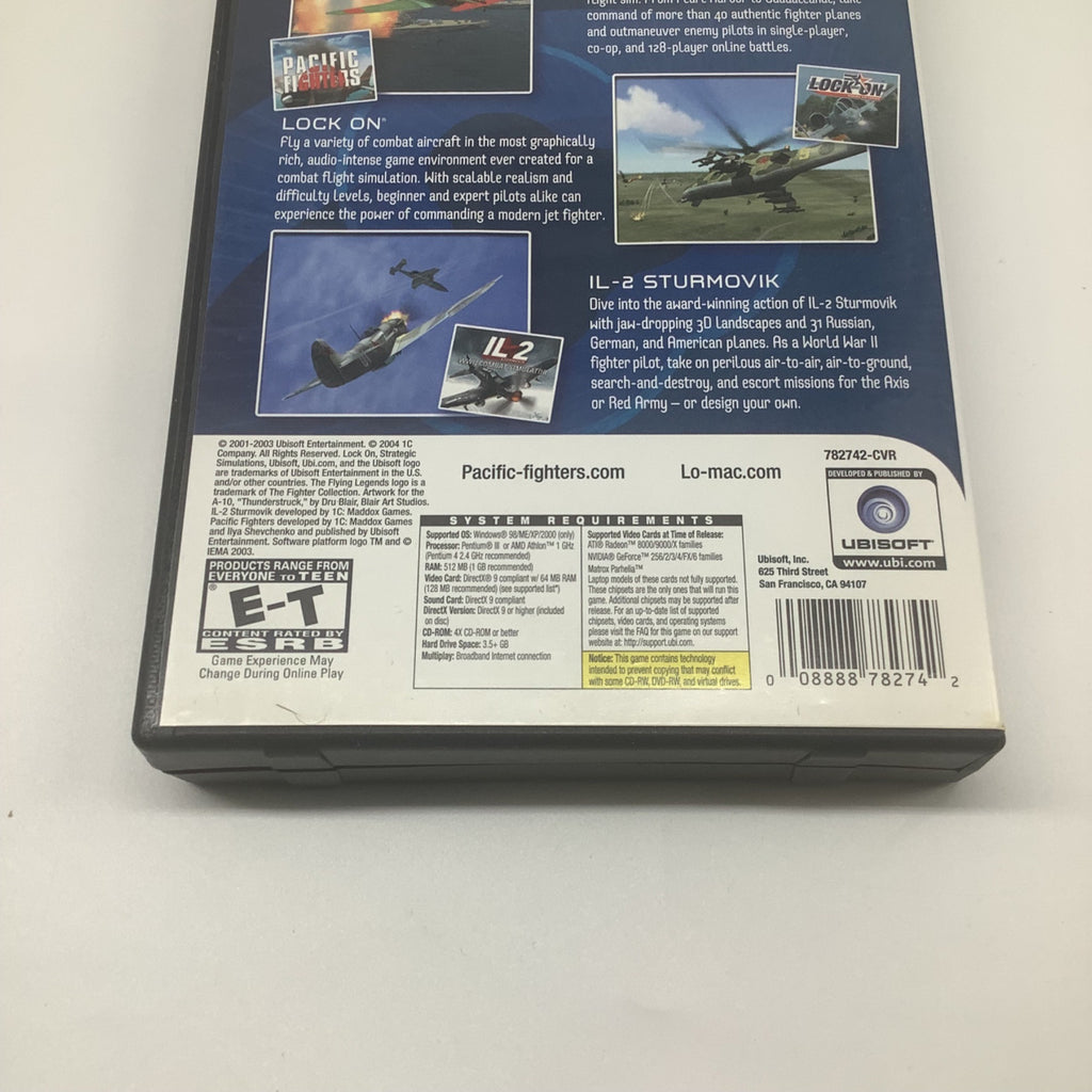 The Ultimate Flight Collection PC Game Pacific Fighters Lock On Il-2 Ubisoft