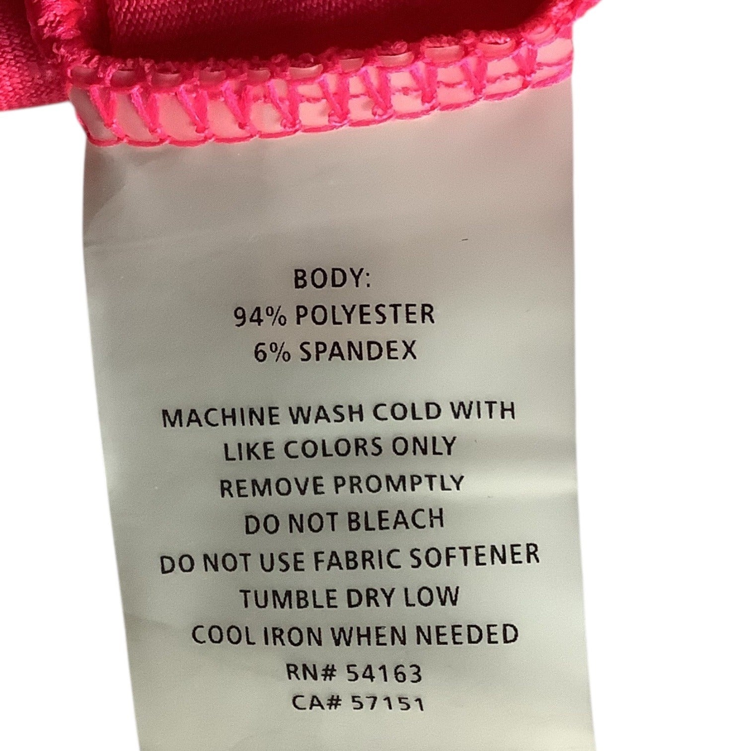 Calvin Klein Performance Quick Dry Womens Pink Hooded Long Sleeve Ruched Top M