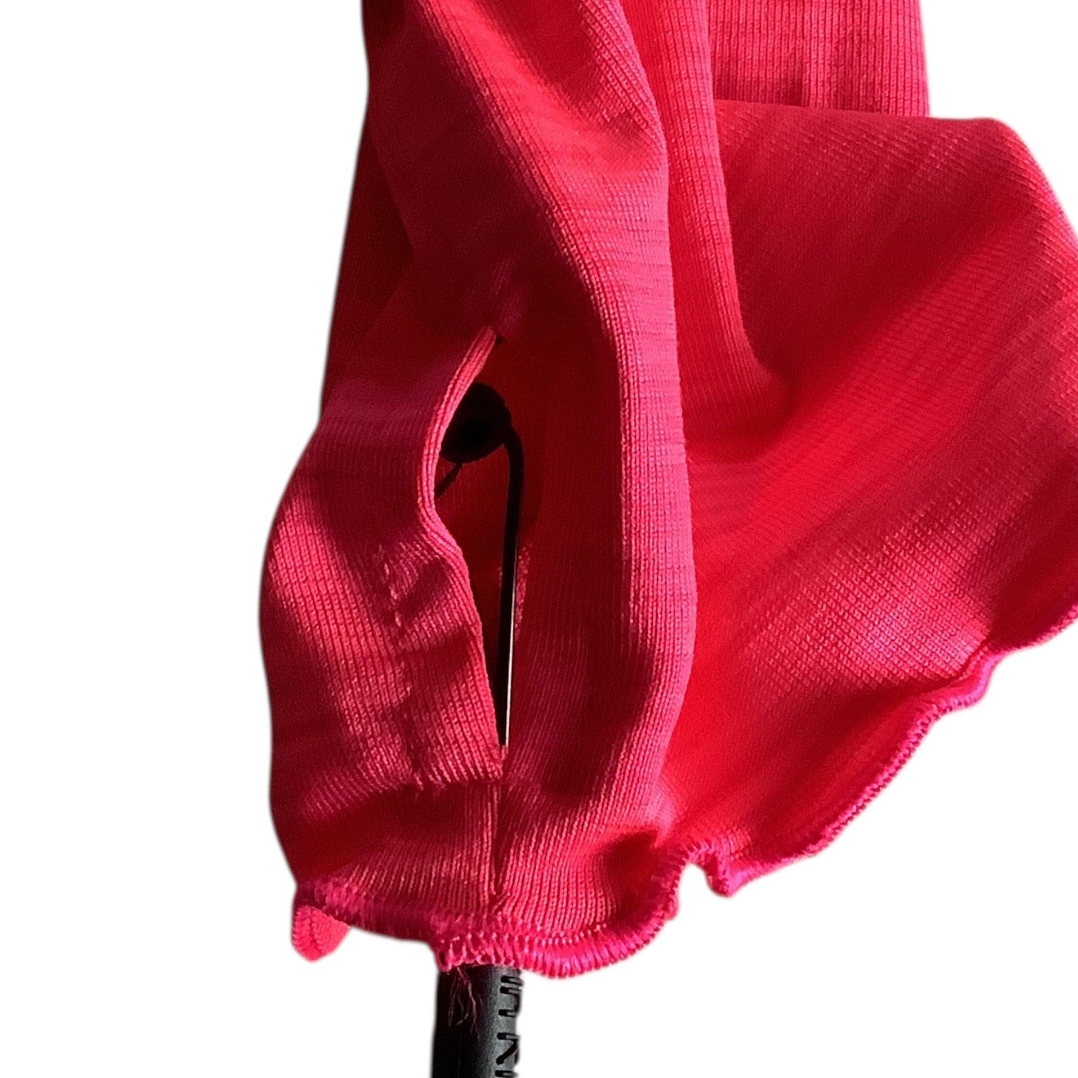 Calvin Klein Performance Quick Dry Womens Pink Hooded Long Sleeve Ruched Top M