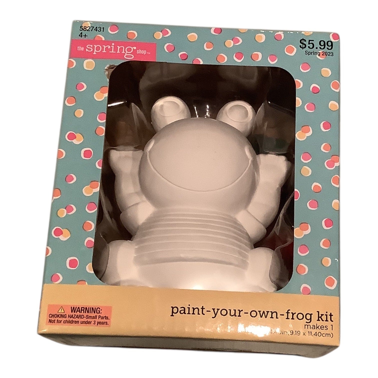 Paint Your Own Frog Kit By The Spring Shop Includes Paints Brush 2023 Release