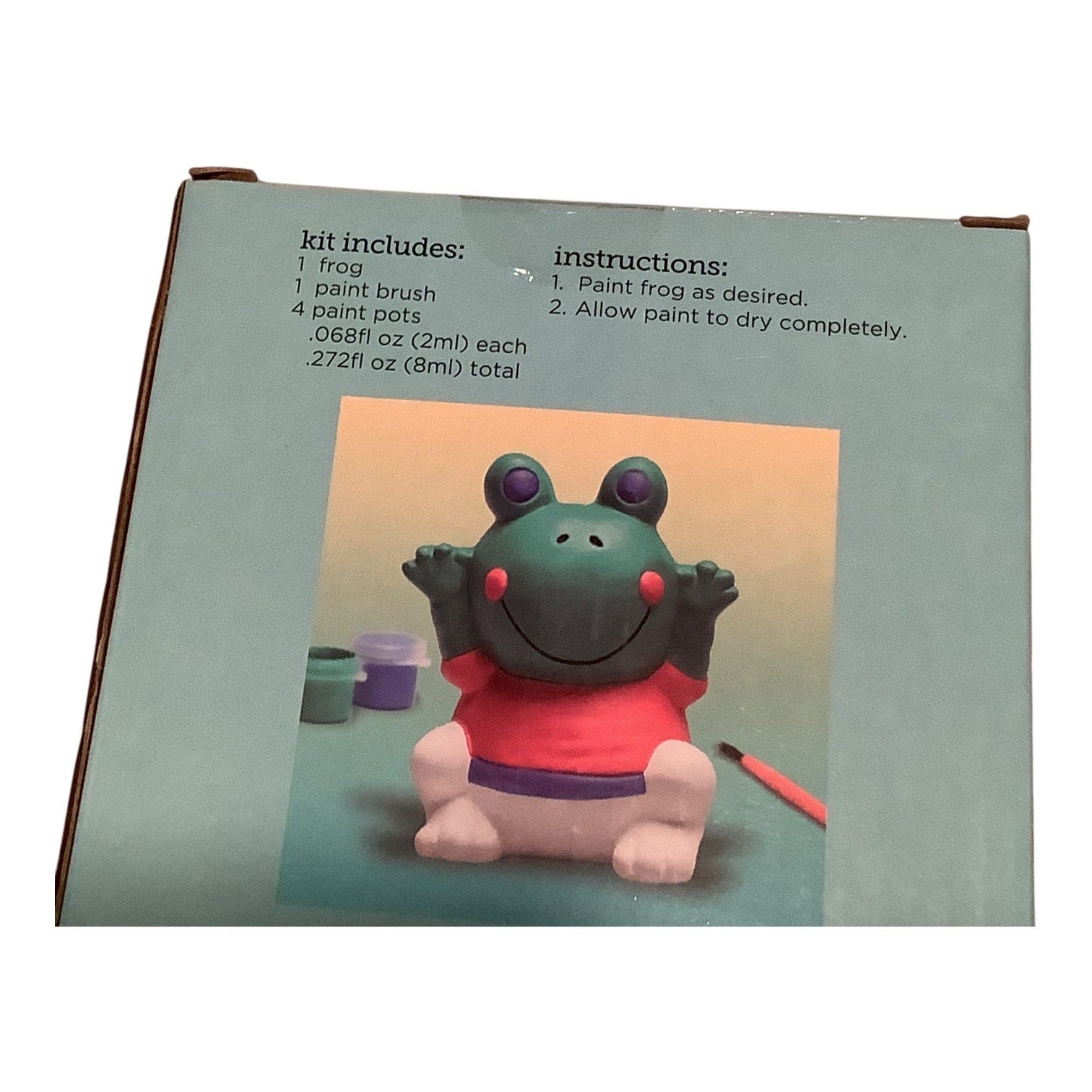 Paint Your Own Frog Kit By The Spring Shop Includes Paints Brush 2023 Release