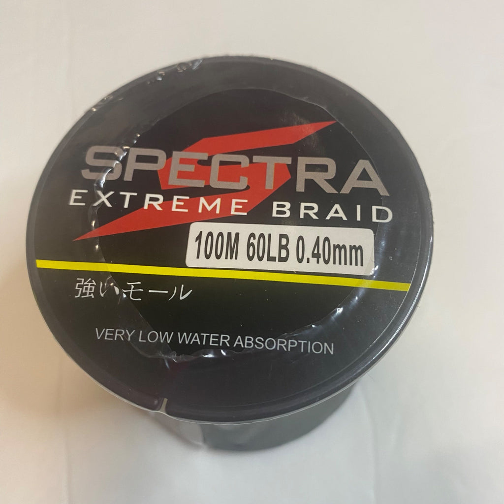 Spectra Extreme Braid 100M 60LB PE Braided Fishing Line 0.40mm Multifilament