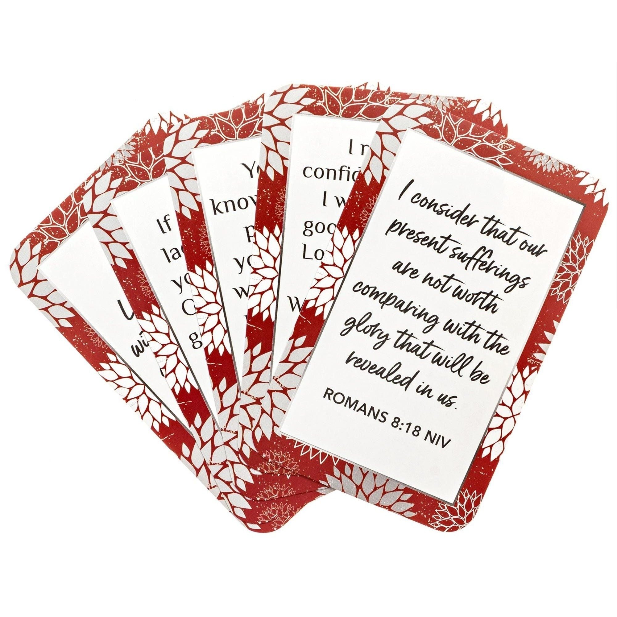 JennyM Grateful Verses of Gratitude & Joy Bible Verses Inspirational Prayer Cards, Scripture Cards with Keepsake Box, Boxed Inspirational Bl